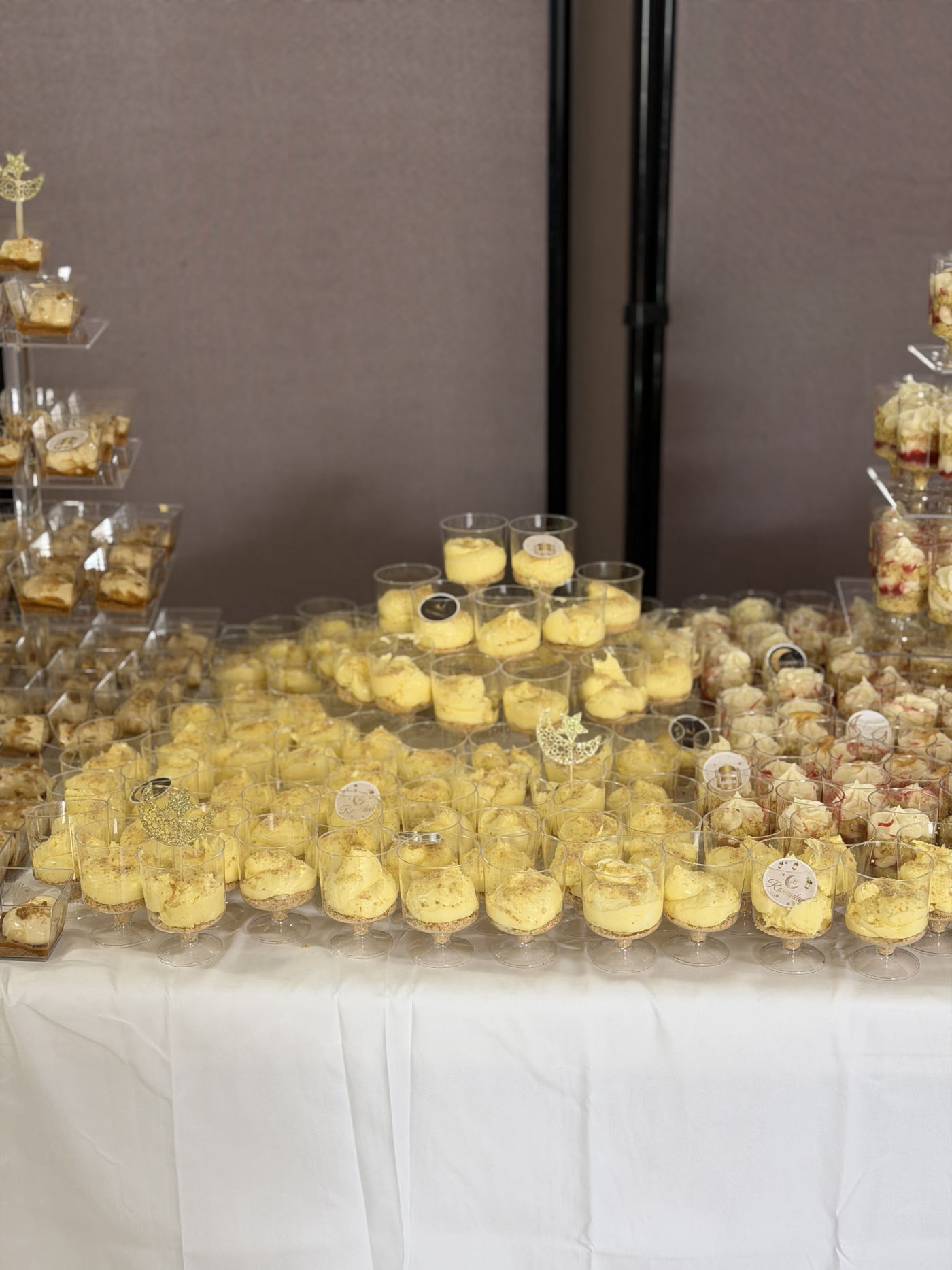 Catering dessert table by RizziBakes