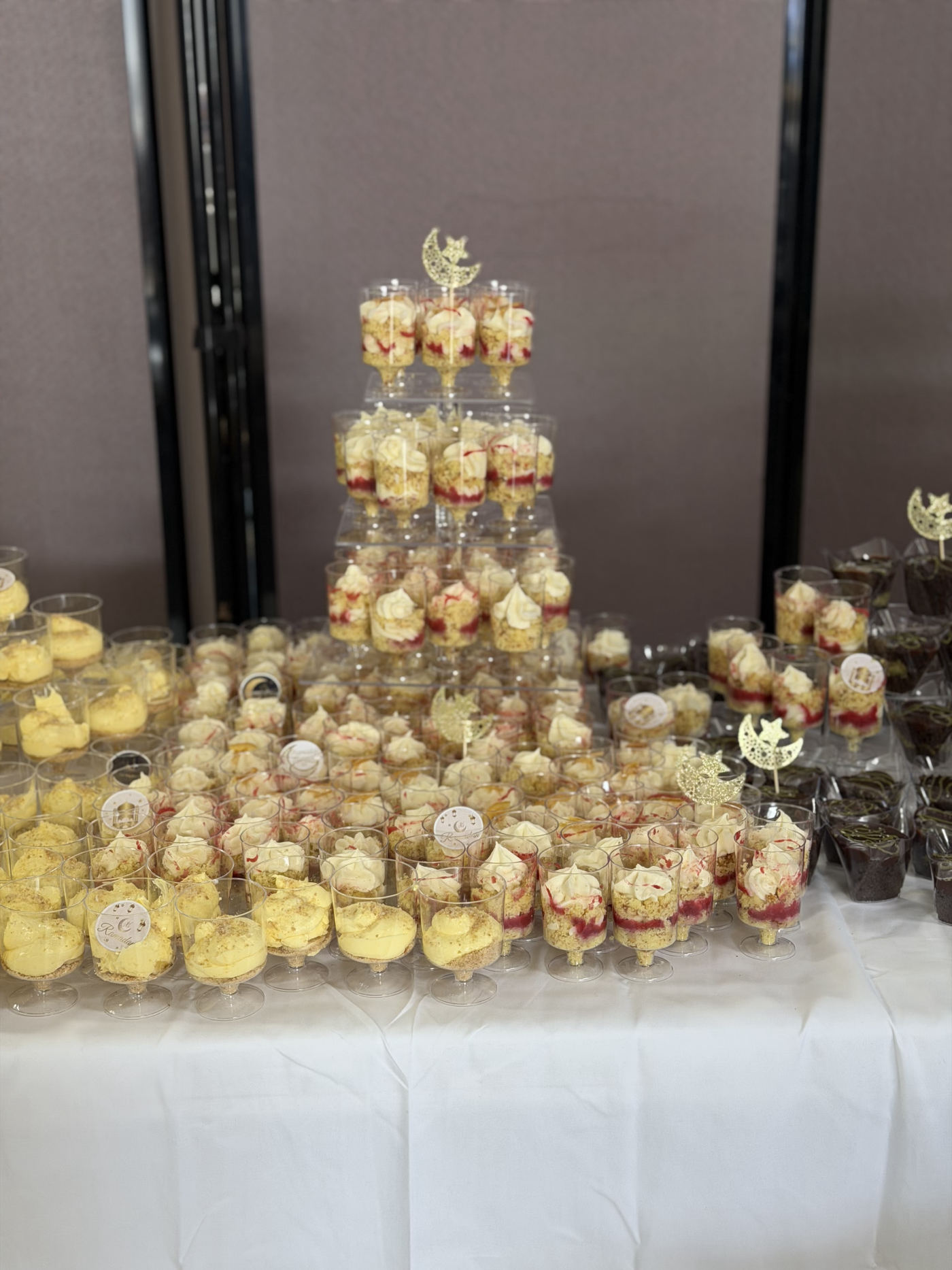 Catering dessert table by RizziBakes